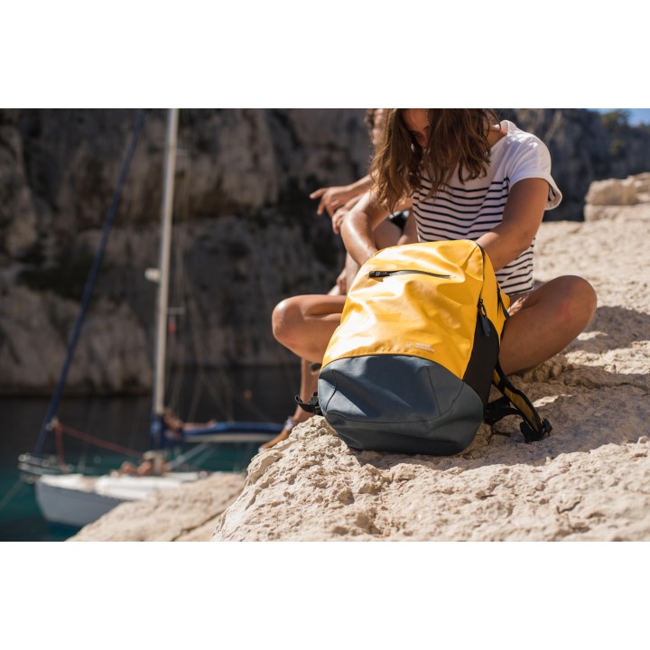 Sac à dos imperméable 25L Jaune