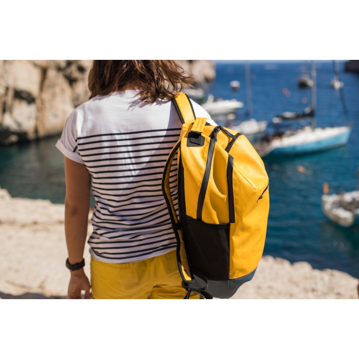 Sac à dos imperméable 25L Jaune