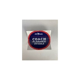 Autocollant promo Coach Plaisance rond 10cm par 10