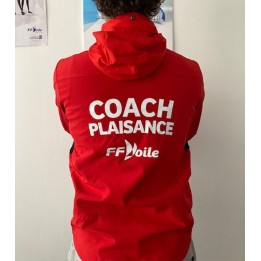 Veste softshell Coach Plaisance Rouge