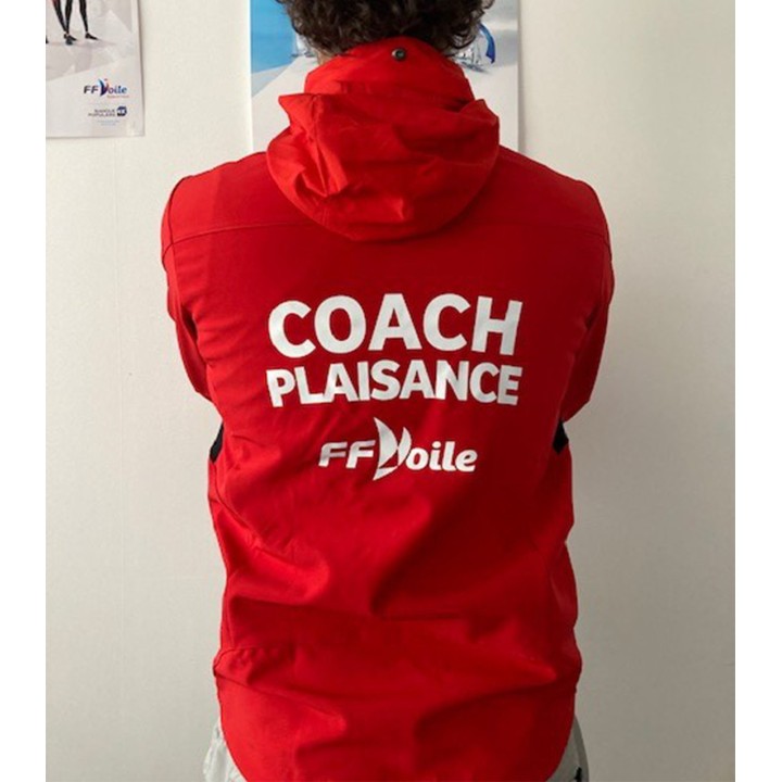 Veste softshell Coach Plaisance Rouge