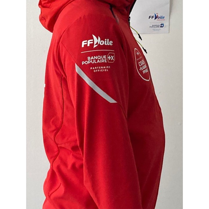 Veste softshell Coach Plaisance Rouge