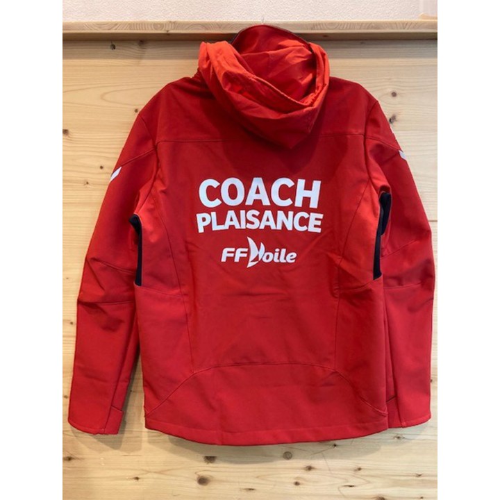 Veste softshell Coach Plaisance Rouge