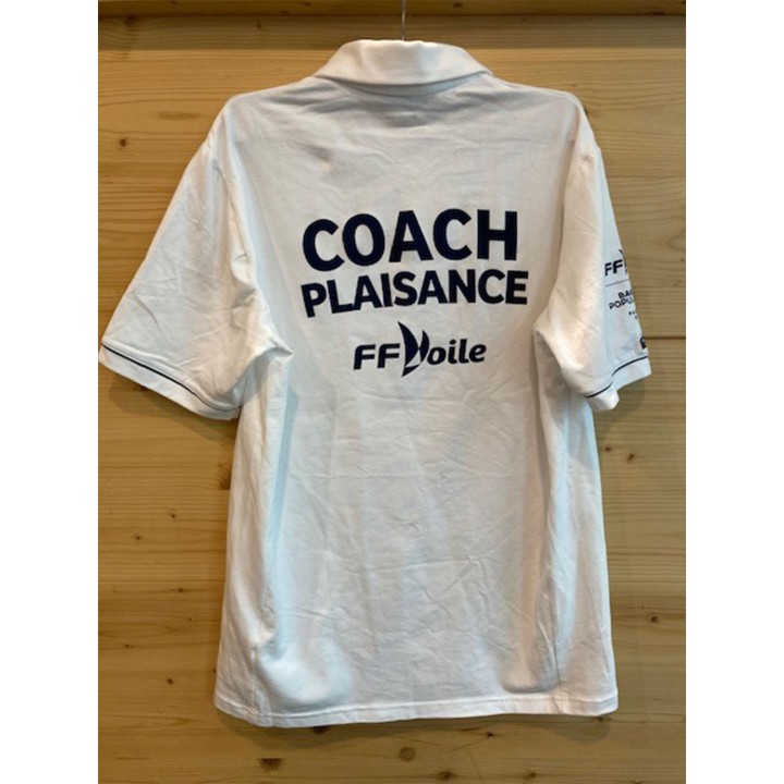 Polo Coach Plaisance Blanc Homme
