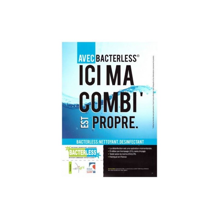 Carton de 4 bidons de 5L de Bacterless