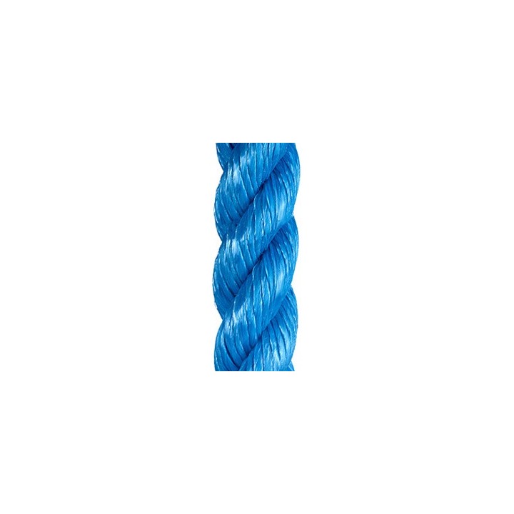 Cordage polypro bleu flottant