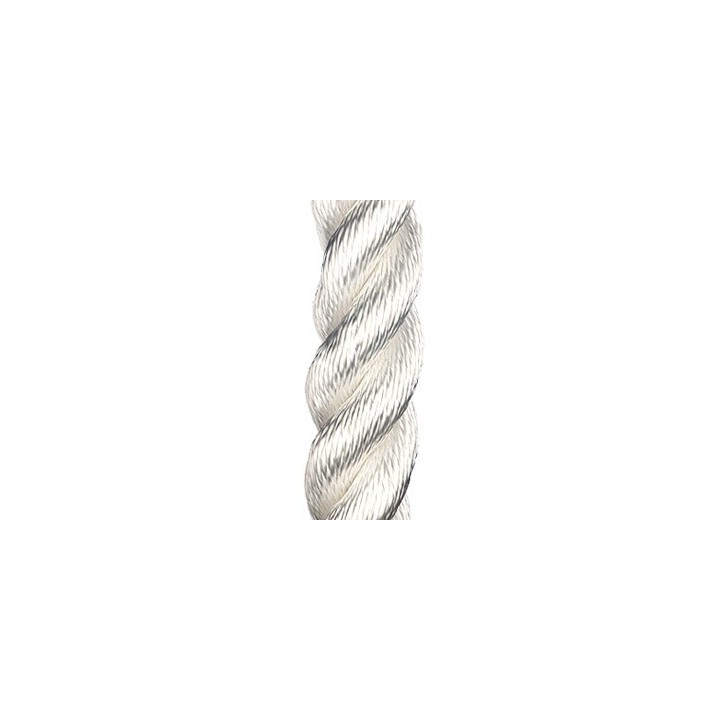 Cordage polyamide blanc coulant