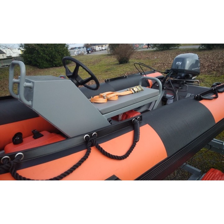 Semi-rigide coque alu SC370