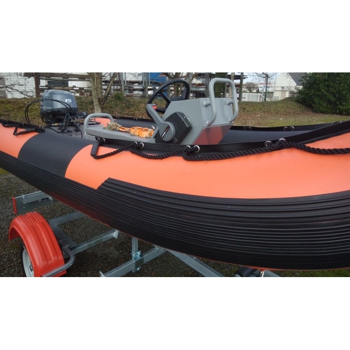 Semi-rigide coque alu SC370