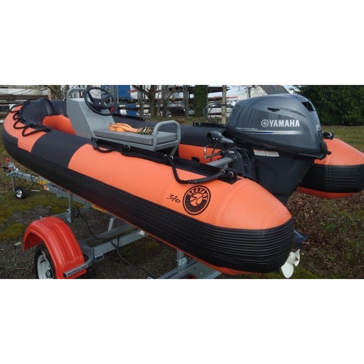 Semi-rigide coque alu SC370