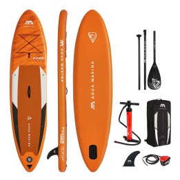 Sup Air Aquamarina FUSION 10'10''+pagaie+leash+pompe