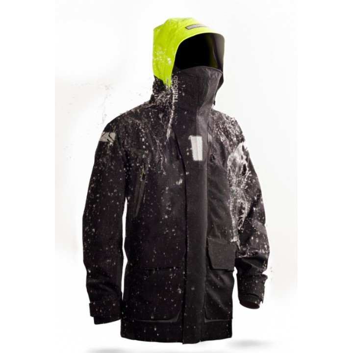 Veste de quart Homme Gamme 900 noir siglée FFVoile