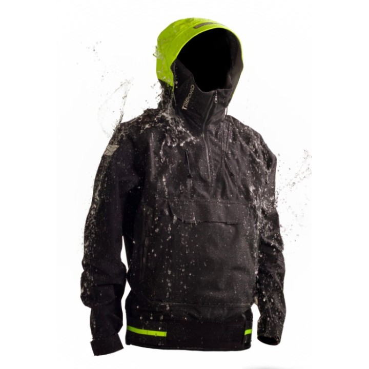 Vareuse de quart Homme Gamme 900 noir siglée FFVoile