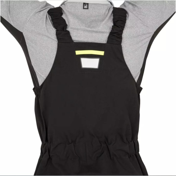 Salopette de quart Homme Gamme 900 noir siglée FFVoile