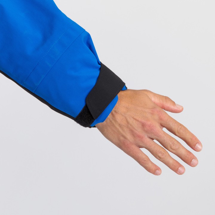 Blouson Homme Gamme 500 bleu/jaune siglé FFVoile