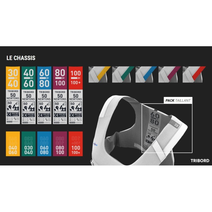 Gilet Tribord BA50 siglé FFVoile
