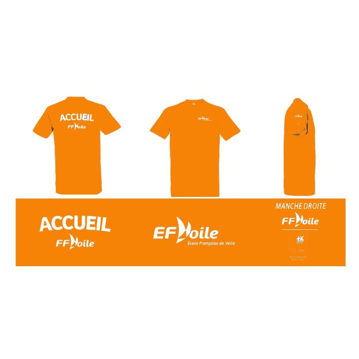 Tee-shirt EFVoile : gamme homme