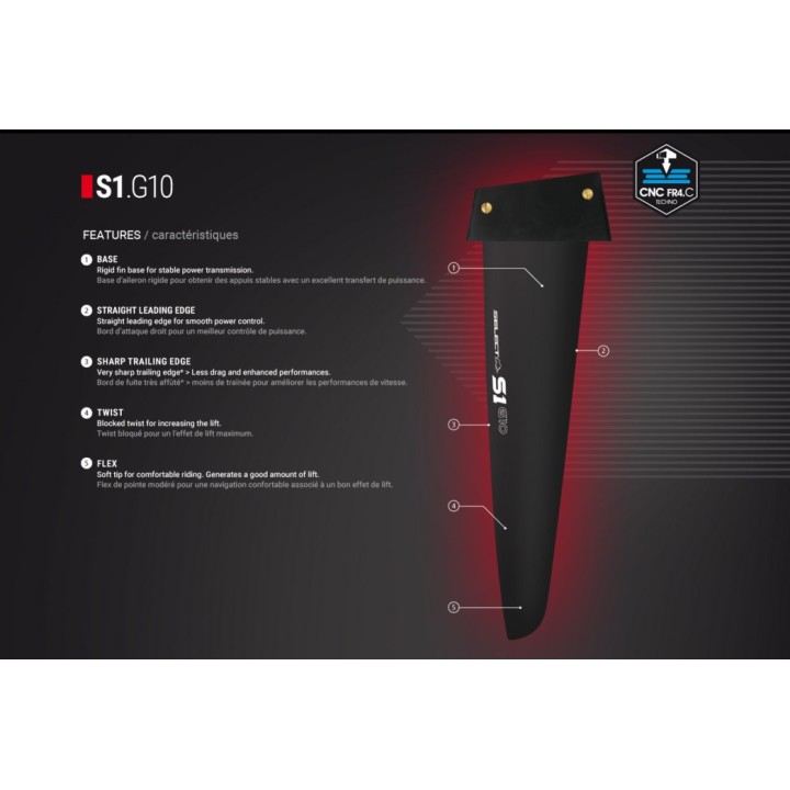 AILERON SELECT S1 43cm DTT