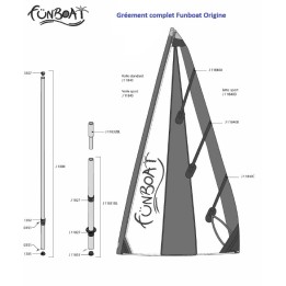Gréement complet Funboat
