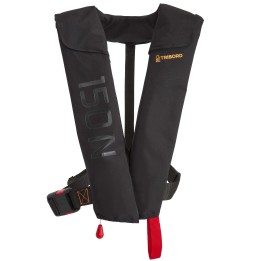 Gilet de sauvetage automatique gonflable adulte lj 150n air noir