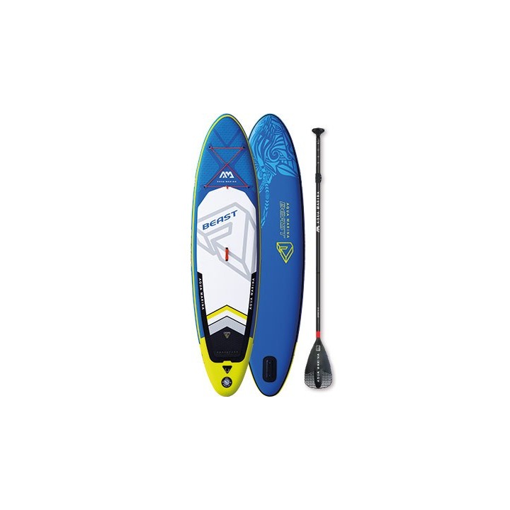 SUP Air Aquamarina BEAST 10'6" + pagaie + leash + pompe